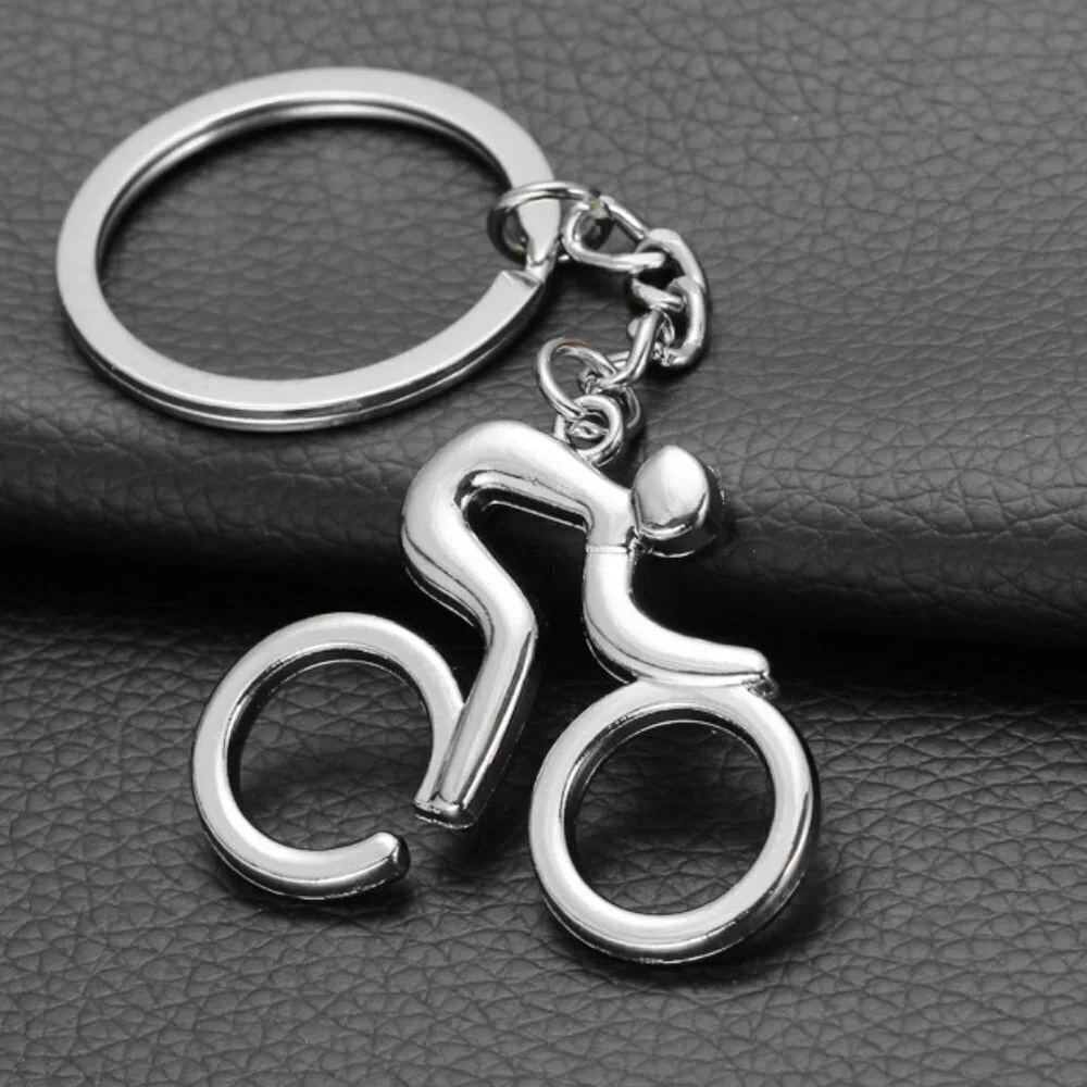 Bicycle Shaped Metal Key Chain